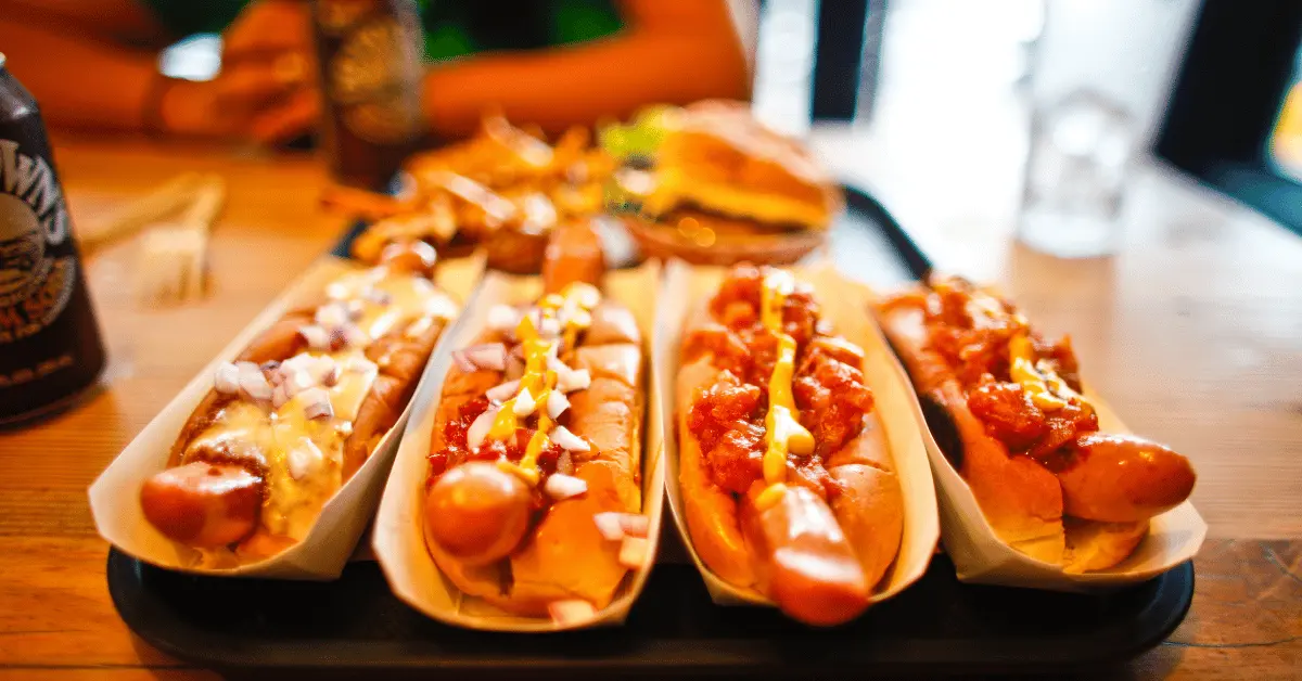 hot dog food pairing